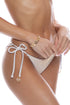 Luli Fama Luminous Seamless Ruched Back Brazilian Tie Side Bottom